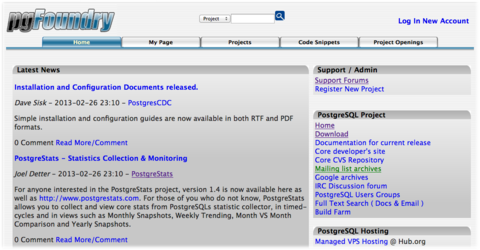 pgFoundry.org
